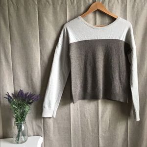 Banana Republic Merino Wool Colorblock Sweater